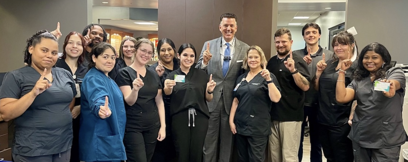 Image of BDP retina team after new AMD surgical implant