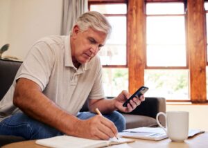 LASIK in Phoenix — patient reviewing pricing and financing options at home
