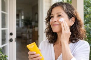 Good prevention includes applying broad-spectrum sunscreen (SPF 30+) to your eyelids to stay proactive against cancer, learn moe at Barnet Dulaney Perkins, in Phoenix, Arizona.