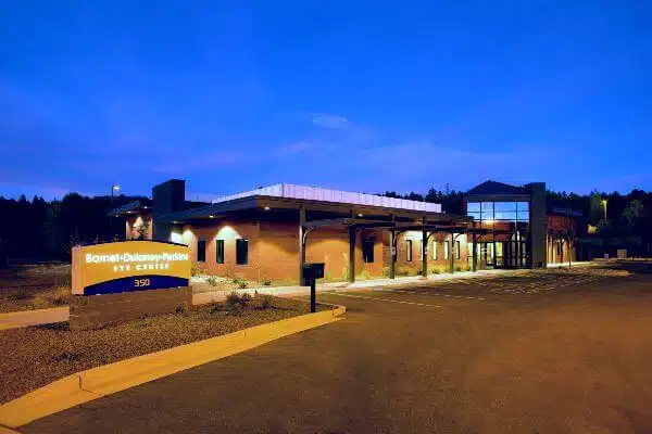 Exterior photo of our Barnet Dulaney Perkins Eye Center building in Flagstaff, AZ.